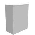 Milbank 243012-SC3R 30x12x24 Screw Cover Type 3R UL Listed Steel Knockouts ANSI 61 Gray Quad D Knockout For Lock Emboss Mounting Holes In Back