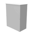 Milbank 243012-SC3R 30x12x24 Screw Cover Type 3R UL Listed Steel Knockouts ANSI 61 Gray Quad D Knockout For Lock Emboss Mounting Holes In Back