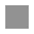 Milbank 30306-SC3R 30x6x30 Screw Cover Type 3R UL Listed Steel Knockouts ANSI 61 Gray Quad D Knockout For Lock Emboss Mounting Holes In Back