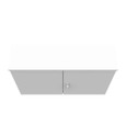 Milbank 443010-CT3R 44X10x30 Hinge Cover Type 3R Steel No Knockouts ANSI 61 Gray Double Doors Padlocking 3 Point Handle Back Panel Weld Studs Drip Shield No Center Post
