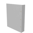 Milbank 30366-LC1 36x6x30 Hinge Cover Type 1 UL Listed Steel No Knockouts ANSI 61 Gray Continuous Hinge Slotted Quarter Turn Latch