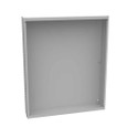 Milbank 30366-LC1 36x6x30 Hinge Cover Type 1 UL Listed Steel No Knockouts ANSI 61 Gray Continuous Hinge Slotted Quarter Turn Latch