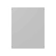 Milbank 24306-LC1 30x6x24 Hinge Cover Type 1 UL Listed Steel No Knockouts ANSI 61 Gray Continuous Hinge Slotted Quarter Turn Latch