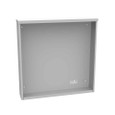 Milbank 30306-SC3R-NK 30x6x30 Screw Cover Type 3R UL Listed Steel No Knockouts ANSI 61 Gray Quad D Knockout For Lock Emboss Mounting Holes In Back
