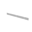 Milbank 2X36GSC1 Wireway Cover Non UL Listed 2x36 Screw Cover ANSI 61 Gray Steel