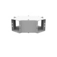Milbank 44GX Wireway Cross Type 1 4X4 Screw Cover ANSI 61 Gray Steel