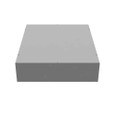 Milbank 30368-SC1-NK 36x8x30 Screw Cover Type 1 UL Listed Steel No Knockouts ANSI 61 Gray Cover With Teardrop Slots Mounting Holes In Back