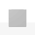 Milbank 44GEU-NK-NP Wireway Universal End Type 1 4X4 Screw Cover No Paint Steel No Knockouts