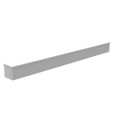 Milbank 4448-GSC3R-NK 4X48x4 Screw Cover Wireway Type 3R UL Listed Steel No Knockouts ANSI 61 Gray Quad D Knockout For Lock