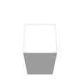 Milbank 6126-SC1-NK 12x6x6 Screw Cover Type 1 UL Listed Steel No Knockouts ANSI 61 Gray Cover With Teardrop Slots Mounting Holes In Back