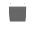 Milbank 666-SC1-NP 6x6x6 Screw Cover Type 1 UL Listed Steel Knockouts No Paint Cover With Teardrop Slots Mounting Holes In Back