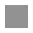 Milbank 30308-SC3R-NK 30x8x30 Screw Cover Type 3R UL Listed Steel No Knockouts ANSI 61 Gray Quad D Knockout For Lock Emboss Mounting Holes In Back