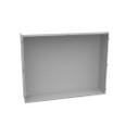 Milbank 425412-CTC1-SP 54X12x42 Hinge Cover Type 1 UL Listed Steel No Knockouts ANSI 61 Gray Double Doors Lift Off Hinges Wing Nut With Door Hole For Latching