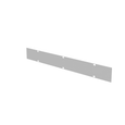 Milbank 4X36GSC1 Wireway Cover Non-UL Listed 4X36 Screw Cover ANSI 61 Gray Steel