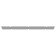 Milbank 4X36GSC1 Wireway Cover Non-UL Listed 4X36 Screw Cover ANSI 61 Gray Steel