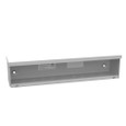 Milbank 4418-GSC3R 4X18x4 Screw Cover Wireway Type 3R UL Listed Steel Knockouts ANSI 61 Gray Quad D Knockout For Lock