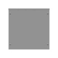 Milbank 242412-SC3R 24X12x24 Screw Cover Type 3R UL Listed Steel Knockouts ANSI 61 Gray Quad D Knockout For Lock Emboss Mounting Holes In Back