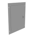 Milbank 2430TFLC Flush Mount Cover Type 1 24X30 Screw Cover ANSI 61 Gray Steel Hinged Door Key Locking Slam Latch
