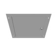 Milbank 2430TFLC Flush Mount Cover Type 1 24X30 Screw Cover ANSI 61 Gray Steel Hinged Door Key Locking Slam Latch