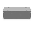 Milbank 6618-GSC1-NK 6x18x6 Screw Cover Wireway Type 1 UL Listed Steel No Knockouts ANSI 61 Gray