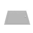 Milbank 2430TSC Surface Mount Cover Type 1 24X30 Screw Cover ANSI 61 Gray Steel Hinged Door Key Locking Slam Latch