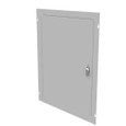 Milbank 2430TSC Surface Mount Cover Type 1 24X30 Screw Cover ANSI 61 Gray Steel Hinged Door Key Locking Slam Latch