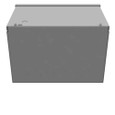 Milbank 8812-GSC3R 8x12x8 Screw Cover Wireway Type 3R UL Listed Steel Knockouts ANSI 61 Gray Quad D Knockout For Lock