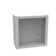 Milbank 884-HC1-NK 8x4X8 Hinge Cover Type 1 UL Listed Steel No Knockouts ANSI 61 Gray Flush Pull Ring Formed Hinges Mounting Holes In Back