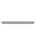 Milbank 8848-GHC1-NK 8x48x8 Hinge Cover Wireway Type 1 UL Listed Steel No Knockouts ANSI 61 Gray