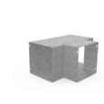 Milbank 88GT-NP Wireway Tee Type 1 8x8 Screw Cover No Paint Steel