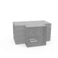 Milbank 88GT-NP Wireway Tee Type 1 8x8 Screw Cover No Paint Steel