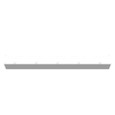 Milbank 6660-GHC1 6x60x6 Hinge Cover Wireway Type 1 UL Listed Steel Knockouts ANSI 61 Gray