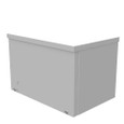 Milbank 8812-GSC3R-NK 8x12x8 Screw Cover Wireway Type 3R UL Listed Steel No Knockouts ANSI 61 Gray Quad D Knockout For Lock