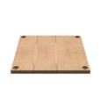Milbank A-18P18W Back Panel Non UL Listed 18x18 Hinge And Screw Cover No Paint Wood Hole Pattern