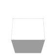 Milbank 8106-SC1-NK 10x6x8 Screw Cover Type 1 UL Listed Steel No Knockouts ANSI 61 Gray Cover With Teardrop Slots Mounting Holes In Back
