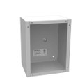 Milbank 8106-SC1-NK 10x6x8 Screw Cover Type 1 UL Listed Steel No Knockouts ANSI 61 Gray Cover With Teardrop Slots Mounting Holes In Back