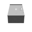 Milbank CT203611-HC 20x36x11 Painted Steel Single Front Lift Off Hinged Cover 3 Point Latch Rack Provision