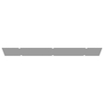 Milbank 6X36GSC1 Wireway Cover Non-UL Listed 6x36 Screw Cover ANSI 61 Gray Steel