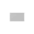 Milbank 66GFL90IS 10.438x6.125x10.438 Wireway Elbow 90 Inside Opening ANSI 61 Gray Steel