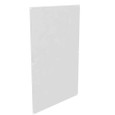 Milbank A-3624SBP Back Panel Non UL Listed 36x24 Small Hinge Cover White Steel