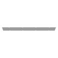 Milbank 6X48GSC1 Wireway Cover Non-UL Listed 6x48 Screw Cover ANSI 61 Gray Steel