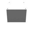 Milbank 8106-SC1-NP 10x6x8 Screw Cover Type 1 UL Listed Steel Knockouts No Paint Cover With Teardrop Slots Mounting Holes In Back