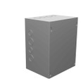 Milbank 8106-SC1-NP 10x6x8 Screw Cover Type 1 UL Listed Steel Knockouts No Paint Cover With Teardrop Slots Mounting Holes In Back