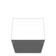 Milbank 8106-SC1-NP 10x6x8 Screw Cover Type 1 UL Listed Steel Knockouts No Paint Cover With Teardrop Slots Mounting Holes In Back