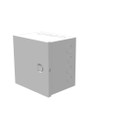 Milbank 886-HC1 8x6x8 Hinge Cover Type 1 UL Listed Steel Knockouts ANSI 61 Gray Flush Pull Ring Formed Hinges Mounting Holes In Back