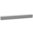 Milbank 6660-GSC3R-NK-NP 6x60x6 Screw Cover Wireway Type 3R UL Listed Steel No Knockouts No Paint Quad D Knockout For Lock Emboss Mounting Holes In Back