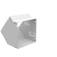 Milbank 88L45S Wireway Elbow 45 Side Wall Access ANSI 61 Gray Steel