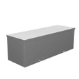 Milbank 8824-GSC3R-NK-NP 8x24X8 Screw Cover Wireway Type 3R UL Listed Steel No Knockouts No Paint Quad D Knockout For Lock Emboss Mounting Holes In Back