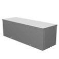 Milbank 8824-GSC3R-NK-NP 8x24X8 Screw Cover Wireway Type 3R UL Listed Steel No Knockouts No Paint Quad D Knockout For Lock Emboss Mounting Holes In Back