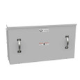 Milbank BC234 400 Ampere 3 Phase 600 Volt 28in-15in-6in Painted Steel Lift Off Screw Front 1 Lug Per Landing - 4-600kcmil 2 Lugs Per Landing - 6-250kcmil 42k Ampere Interrupting Capacity
